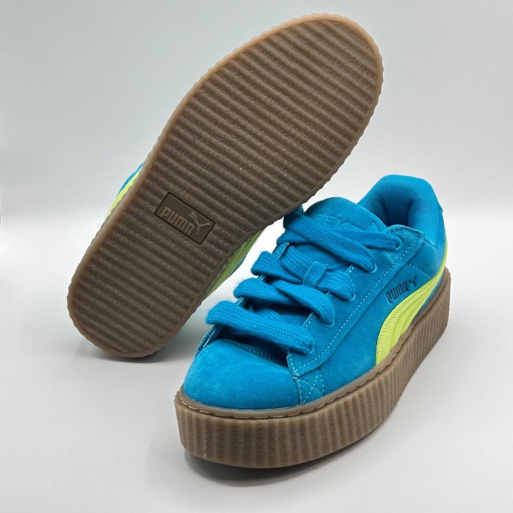 Women’s Puma Rihanna Fenty Creeper Phatty Speed Blue Size 8 - 7399332-02 NEW - Picture 6 of 8